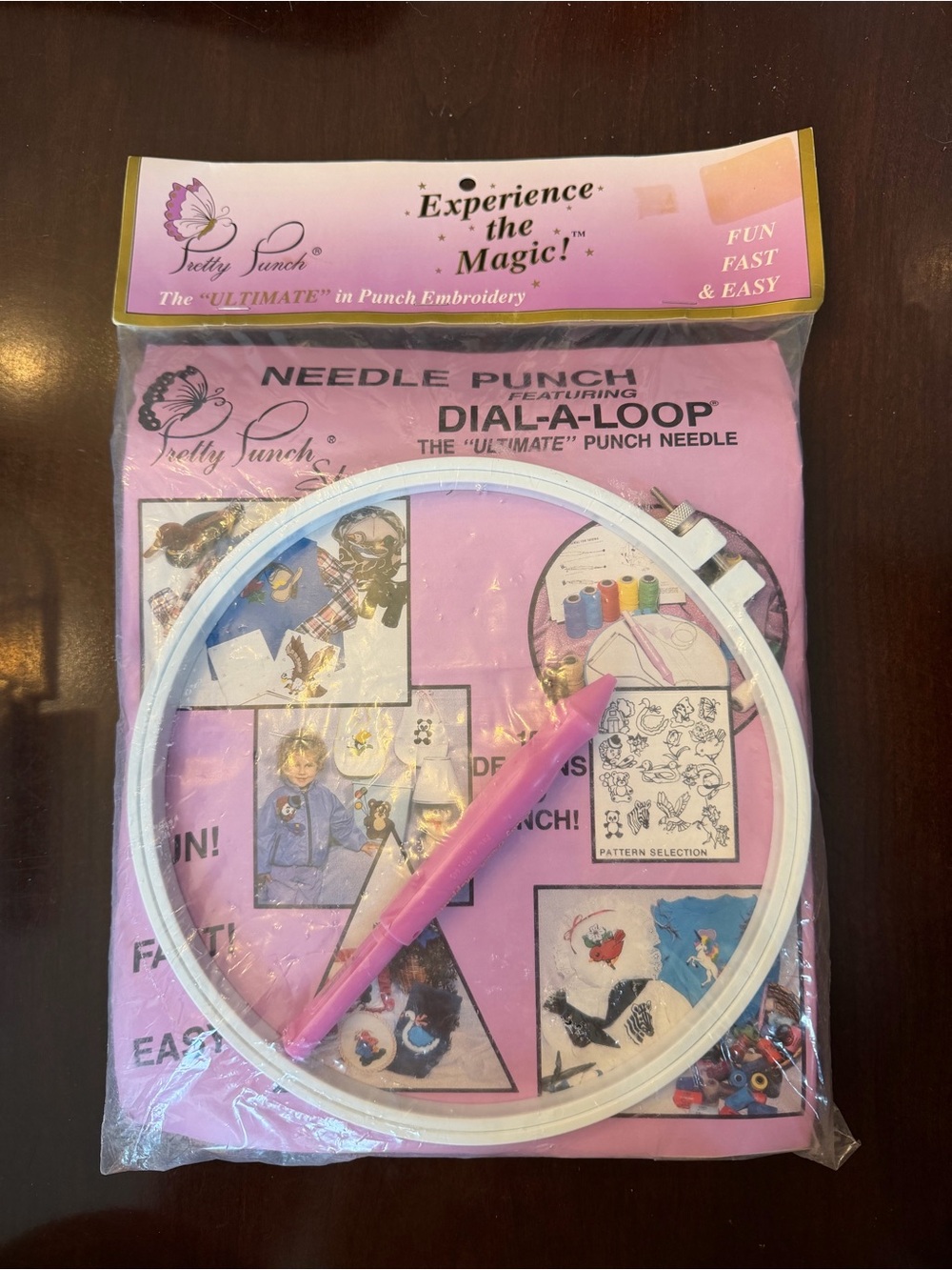 Vintage Pretty Punch Dial-A-Loop starter pak or embroidery kit. Sealed